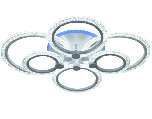 Светильник светодиодный (Люстра) Мелодия Света Круги M68792-2+2+2+1/700-130W WT картинка 